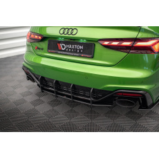 Maxton Design "Street Pro" difuzor zadního nárazníku pro Audi RS5 F5 FL, plast ABS bez povrchové úpravy, s černou a červenou linkou Maxton Design "Street Pro" difuzor zadního nárazníku pro Audi RS5 F5 FL, plast ABS bez povrchové úpravy, s černou a červenou linkou