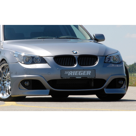 Rieger přední nárazník pro BMW řada 5 E60, E61 sedan, touring po faceliftu, plast ABS bez povrchové úpravy