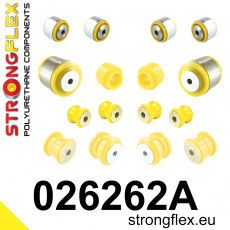 026262A: Strongflex Sada silentbloků předního zavěšení varianta SPORT 026262A: Strongflex Sada silentbloků předního zavěšení varianta SPORT
