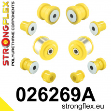 026269A: Strongflex Sada silentbloků zadního zavěšení varianta SPORT 026269A: Strongflex Sada silentbloků zadního zavěšení varianta SPORT