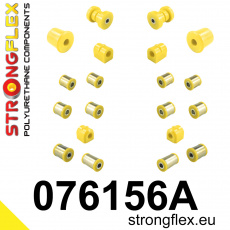 076156A: Strongflex Kompletní sada silentbloků pro zavěšení varianta SPORT 076156A: Strongflex Kompletní sada silentbloků pro zavěšení varianta SPORT