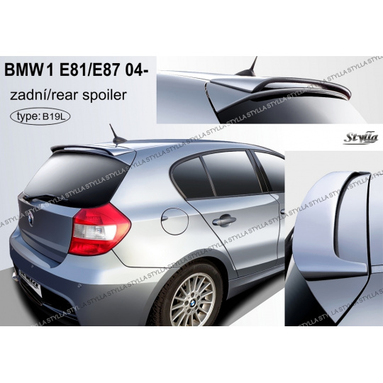 Stylla spoiler zadních dveří BMW 1 (E81 / E87, 2004 - 2011) horní