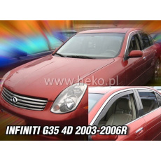 HEKO ofuky oken Infiniti G35 4dv (2003-2006) přední + zadní