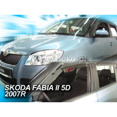 HEKO ofuky oken Škoda Fabia II htb (2007-2014) přední + zadní