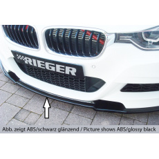 Rieger lipa pod přední nárazník pro BMW řada 3 F30, F31 sedan, touring vč. faceliftu, 02/12-06/15, 07/15-, 10/12-06/15, plast ABS bez povrchové úpravy