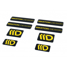 Maxton Design sada 3D samolepek 8 ks, barva: černá / žlutá