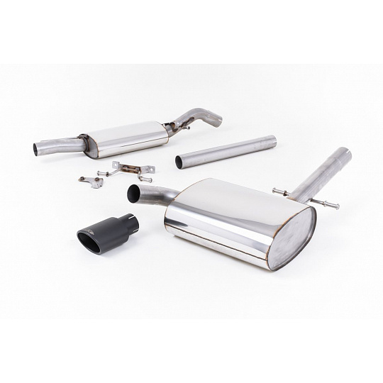 Milltek Sport výfukový systém cat-back s rezonátorem (tišší) pro Volkswagen Corrado VR6 1988-1991, typ koncovek: černé