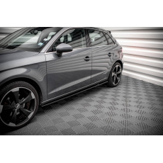 Maxton Design difuzory pod boční prahy pro Audi A3 8V, černý lesklý plast ABS, Sportback Maxton Design difuzory pod boční prahy pro Audi A3 8V, černý lesklý plast ABS, Sportback