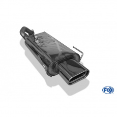 Fox Sportauspuff koncový tlumič výfuku s koncovkou 160x80 Typ 53 pro Toyota Celica T20 s motorem 1.8, 2.0