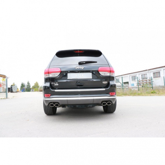 Fox Sportauspuff koncový tlumič výfuku s koncovkou 2x106x71 Typ 32 na obou stranách pro Jeep Grand Cherokee WK 2014- s motorem 3.0 d