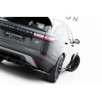 Maxton Design spoiler pod zadní nárazník s žebrováním v.2 pro Land rover Range Rover Velar Mk1 /R-Dynamic, černý lesklý plast ABS