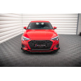 Maxton Design "Street Pro" spoiler pod přední nárazník s křidélky pro Audi A3 8Y, plast ABS bez povrchové úpravy