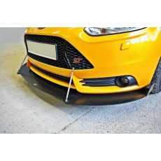 Maxton Design "Racing" spoiler pod přední nárazník ver.2 pro Ford Focus ST Mk3, plast ABS bez povrchové úpravy