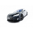 Maxton Design spoiler pod přední nárazník ver.2 pro Tesla Model S, černý lesklý plast ABS