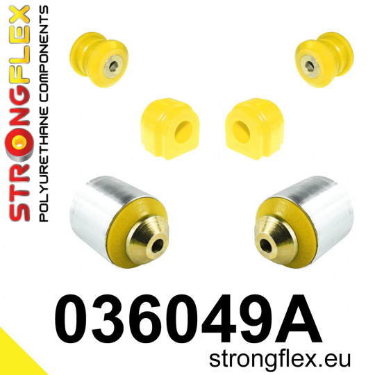 036049A: Strongflex Sada silentbloků předního zavěšení varianta SPORT