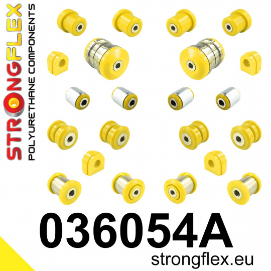 036054A: Strongflex Sada silentbloků zavěšení varianta SPORT