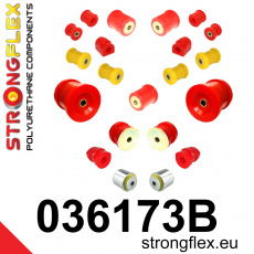036173B: Strongflex Kompletní sada silentbloků pro zavěšení 036173B: Strongflex Kompletní sada silentbloků pro zavěšení