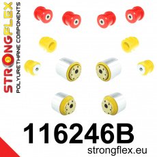 116246B: Strongflex Sada silentbloků předního zavěšení 116246B: Strongflex Sada silentbloků předního zavěšení