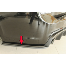 Rieger spoiler pod zadní nárazník na levé straně pro BMW řada 3 E91 touring r.v. 09/08-, plast ABS bez povrchové úpravy