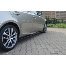 Maxton Design difuzory pod boční prahy pro Lexus IS Mk3, černý lesklý plast ABS Maxton Design difuzory pod boční prahy pro Lexus IS Mk3, černý lesklý plast ABS