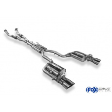 Fox Sportauspuff kompletní výfukový systém od katalyzátoru s koncovkou pro Audi RS4 B7 s motorem 4.2 l