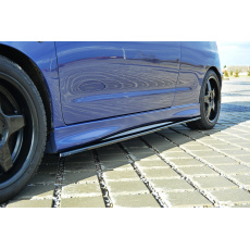 Maxton Design difuzory pod boční prahy pro Seat Ibiza Cupra Mk2 FL, černý lesklý plast ABS
