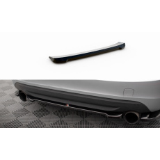 Maxton Design středový spoiler pod zadní nárazník pro Volvo S60 Mk2, černý lesklý plast ABS, R-Design