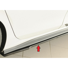 Rieger spoiler pod boční práh mont. strana pravá pro Volkswagen Golf 8 GTI Clubsport 5-dvéř., 10/20-, plast ABS lakovaný do černé lesklé barvy Rieger spoiler pod boční práh mont. strana pravá pro Volkswagen Golf 8 GTI Clubsport 5-dvéř., 10/20-, plast ABS lakovaný do černé lesklé barvy