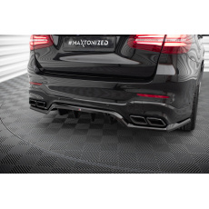 Maxton Design středový spoiler pod zadní nárazník s žebrováním v.1 pro Mercedes GLC SUV/X253 /63 AMG, černý lesklý plast ABS Maxton Design středový spoiler pod zadní nárazník s žebrováním v.1 pro Mercedes GLC SUV/X253 /63 AMG, černý lesklý plast ABS