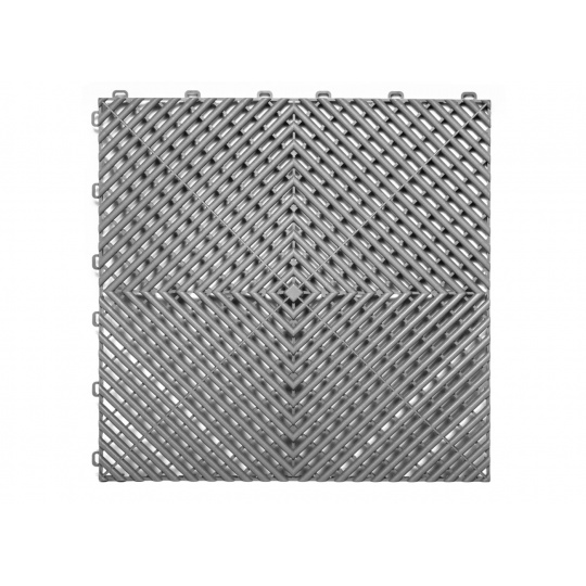 Dlaždice modulární podlahy 40 x 40 cm, barva: tmavě šedá