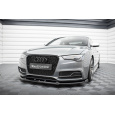 Maxton Design spoiler pod přední nárazník ver.3 pro Audi S5 8T FL, černý lesklý plast ABS, Coupe/Sportback