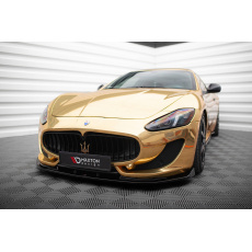 Maxton Design spoiler pod přední nárazník pro Maserati Granturismo, černý lesklý plast ABS, Facelift
