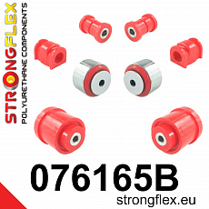 076165B: Strongflex Sada silentbloků předního zavěšení a zadního nosníku