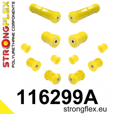 116299A: Strongflex Sada silentbloků předního zavěšení varianta SPORT 116299A: Strongflex Sada silentbloků předního zavěšení varianta SPORT