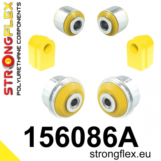 156086A: Strongflex Sada silentbloků předního zavěšení varianta SPORT