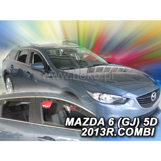 HEKO ofuky oken Mazda 6 GJ Wagon (2013-2016) přední + zadní