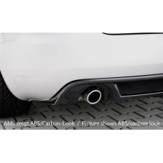 Rieger vložka zadního nárazníku pro Audi A4 8H kabriolet, plast ABS bez povrchové úpravy, pro orig. koncovky na obou stranách Rieger vložka zadního nárazníku pro Audi A4 8H kabriolet, plast ABS bez povrchové úpravy, pro orig. koncovky na obou stranách