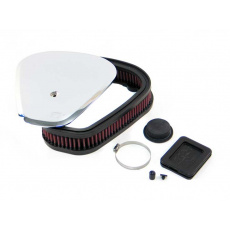 K&N Street Metal sportovní kit sání pro Yamaha XV1700 Road Star S 1700 2008-2012 Aluminum chromový vrchlík, výška: 60 mm