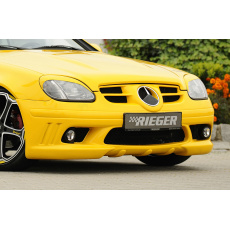 Rieger přední nárazník pro Mercedes SLK R170, plast ABS bez povrchové úpravy, s uzavřeným žebrováním, pro vozy s originálními mlhovými světly