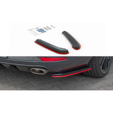 Maxton Design boční difuzory pod zadní nárazník ver.2 pro Seat Leon Cupra Mk3 Facelift, Carbon-Look, s červenou linkou Maxton Design boční difuzory pod zadní nárazník ver.2 pro Seat Leon Cupra Mk3 Facelift, Carbon-Look, s červenou linkou