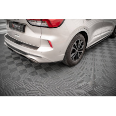Maxton Design boční difuzory pod zadní nárazník pro Ford Kuga Mk3 ST-Line, černý lesklý plast ABS