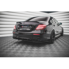 Maxton Design "Street Pro" difuzor zadního nárazníku pro Mercedes třída E W213/E63 AMG/Estate, plast ABS bez povrchové úpravy, s červenou linkou Maxton Design "Street Pro" difuzor zadního nárazníku pro Mercedes třída E W213/E63 AMG/Estate, plast ABS bez povrchové úpravy, s červenou linkou
