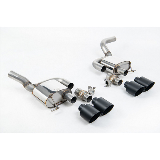 Milltek Sport koncový tlumič(e) s klapkami pro Porsche Macan 2.9 V6 GTS/Turbo (Facelift) 2021-2024, GT-115 černé koncovky