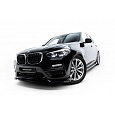 Maxton Design spoiler pod přední náraník pro BMW X3 G01, černý lesklý plast ABS