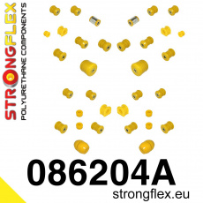 086204A: Strongflex Kompletní sada silentbloků pro zavěšení varianta SPORT 086204A: Strongflex Kompletní sada silentbloků pro zavěšení varianta SPORT