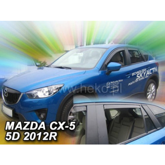 HEKO ofuky oken Mazda CX-5 5dv (2012-2017) přední + zadní