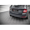Maxton Design "Street Pro" difuzor zadního nárazníku pro Škoda Fabia MK3 Facelift, plast ABS bez povrchové úpravy