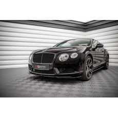 Maxton Design spoiler pod přední nárazník ver.2 pro Bentley Continental GT Mk2, černý lesklý plast ABS, V8 S, r.v. 2014-2016