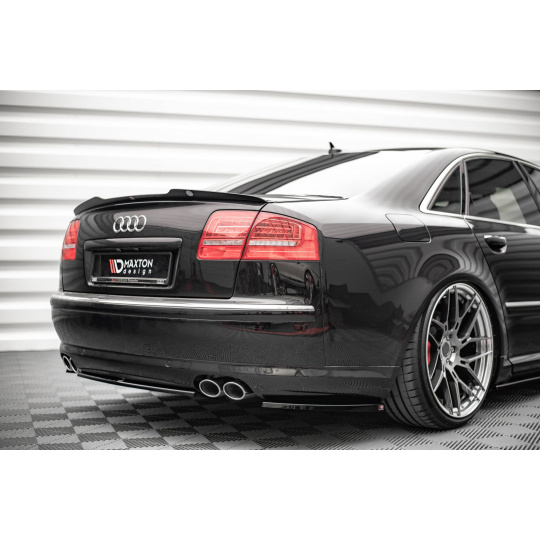 Maxton Design boční difuzory pod zadní nárazník pro Audi S8 D3, černý lesklý plast ABS