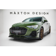 Maxton Design spoiler pod přední nárazník pro Audi A3 8Y Facelift, černý lesklý plast ABS, S-Line / S-Line Sedan